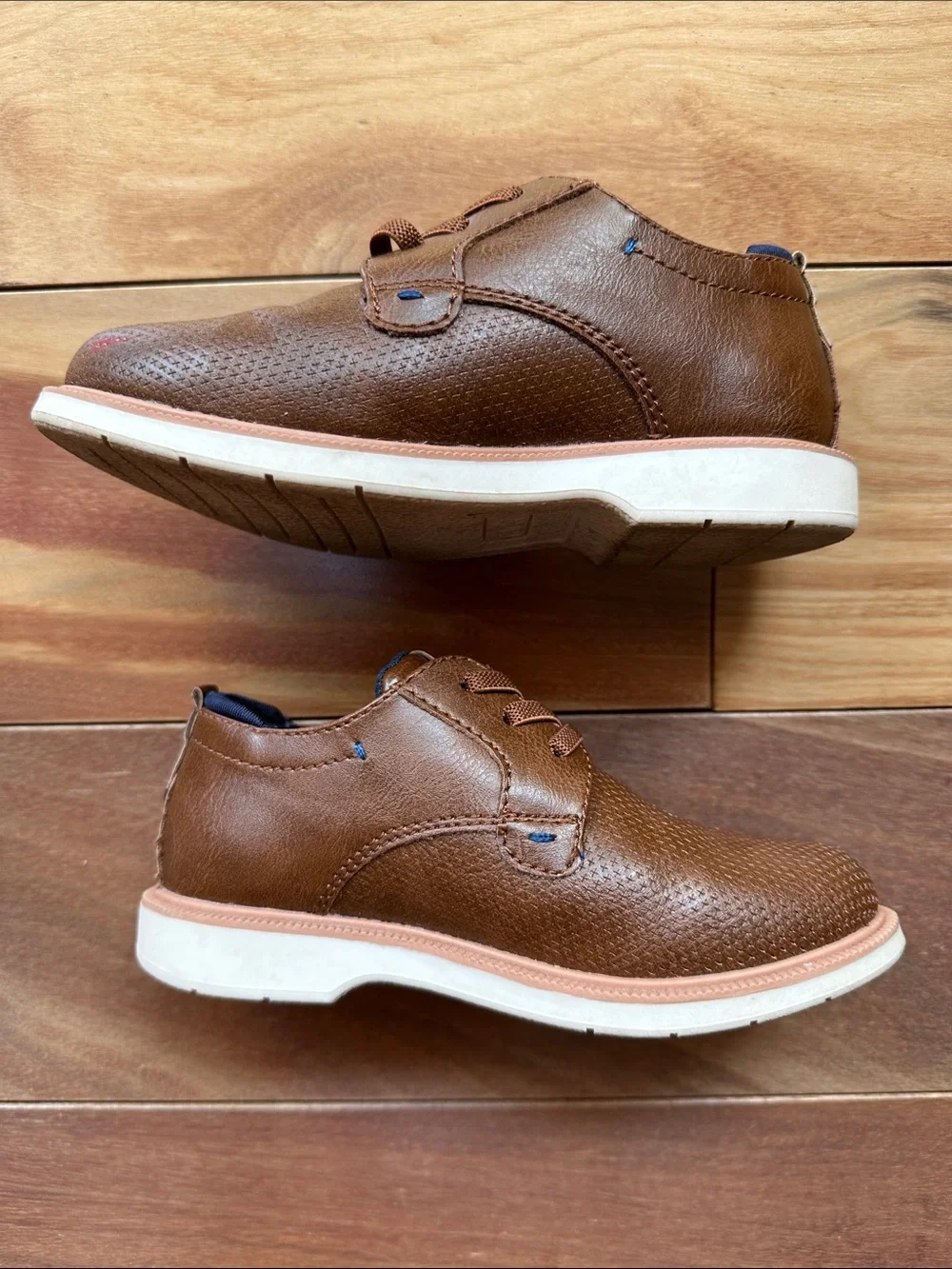 Brown Kids Casual No-Tie Lace-Up Shoes Toddler 10